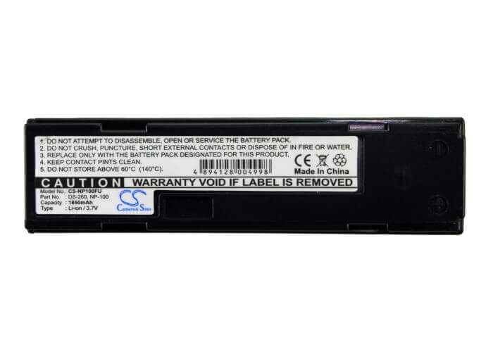 Camera Battery For Fujifilm Ds260, Dx-9, Finepix Mx-600, 3.7v, 1850mah - 6.85wh Camera Cameron Sino Technology Limited (Camera)