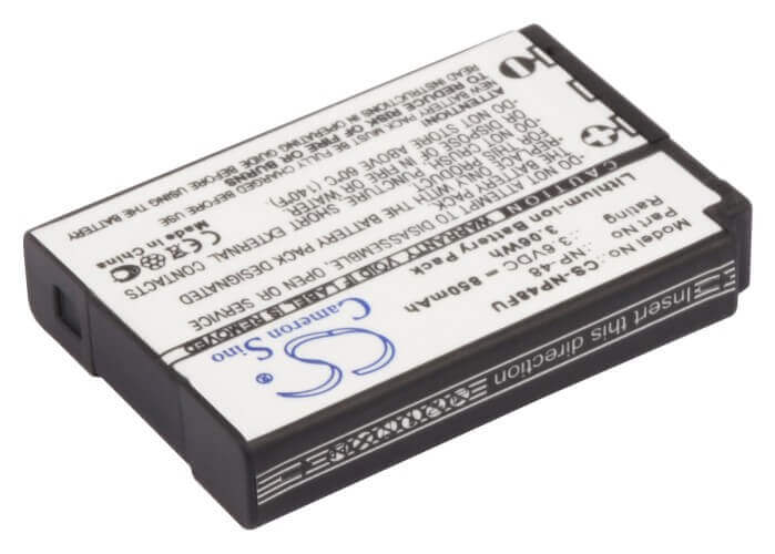 3.6V, Li-ion, 850mAh, Camera battery fits Fujifilm, Np-48, Xq1, Xq2, 3.06Wh Camera Cameron Sino Technology Limited (Camera)
