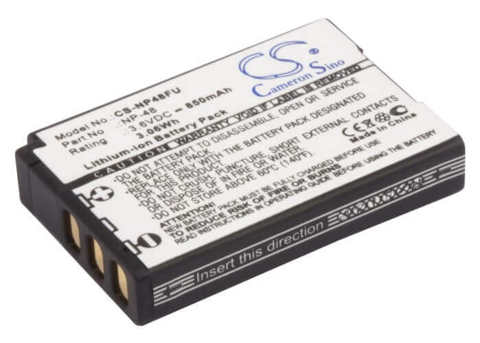3.6V, Li-ion, 850mAh, Camera battery fits Fujifilm, Np-48, Xq1, Xq2, 3.06Wh Camera Cameron Sino Technology Limited (Camera)