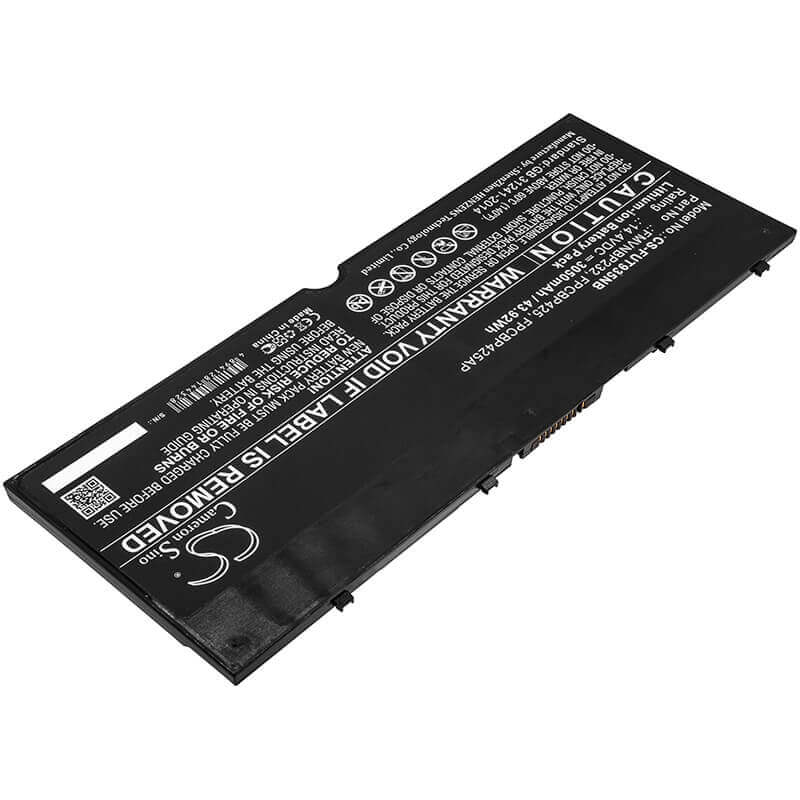 Battery For Fujit'su, Lifebook T904, Lifebook T904u 14.4v, 3050mah - 43.92wh Notebook, Laptop Cameron Sino Technology Limited