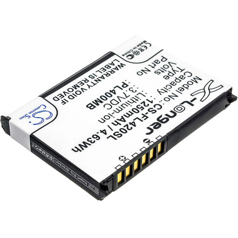3,7V, Li-ion, 1250mAh, batterie PDA adaptée à Fujitsu, Pharos, 10600405394, Loox 400, Loox 410, 4,63Wh PDA, Pocket PC Cameron Sino Technology Limited