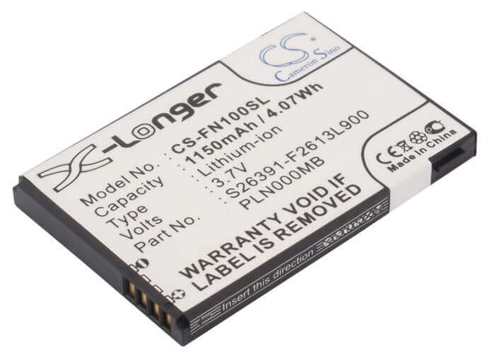 Batterie pour Fujitsu Pocket Loox N100, Pocket Loox N110, 3,7v, 1100mah - 4,07wh Batteries pour l'électronique Cameron Sino Technology Limited (Suspendu)