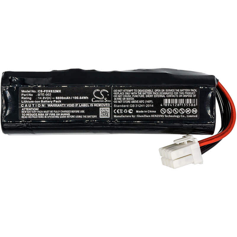 14.8V, Li-ion, 6800mAh, Medical battery fits Fukuda, 510114040, Denshi Cardimax Fx-8322, Denshi Fx-8322 Ecg, 100.64Wh Medical Cameron Sino Technology Limited (Dangerous Goods)