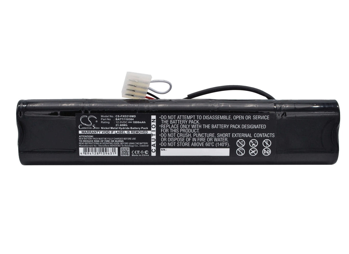 12.0V, Ni-MH, 1800mAh, Medical battery fits Fukuda, 120304, Ecg Analyzer 2101, Ecg Analyzer 2201, 21.60Wh Medical Cameron Sino Technology Limited (Suspended)