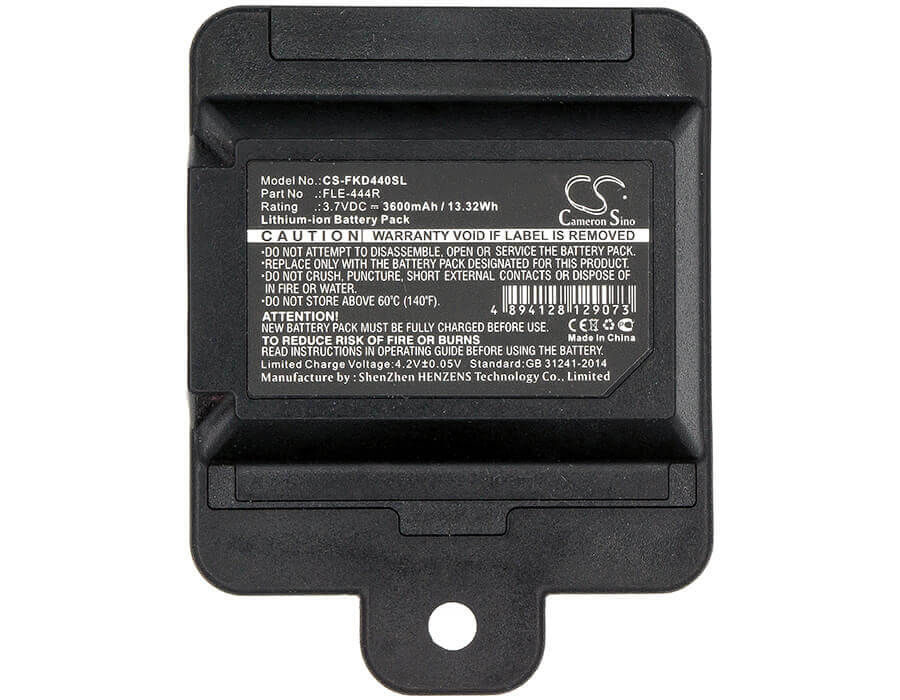 3.7V, Li-ion, 3600mAh, Equipment battery fits Fukuda, Fle-444r, EK-189, Ek-289, 13.32Wh Equipment, Survey, Test Cameron Sino Technology Limited