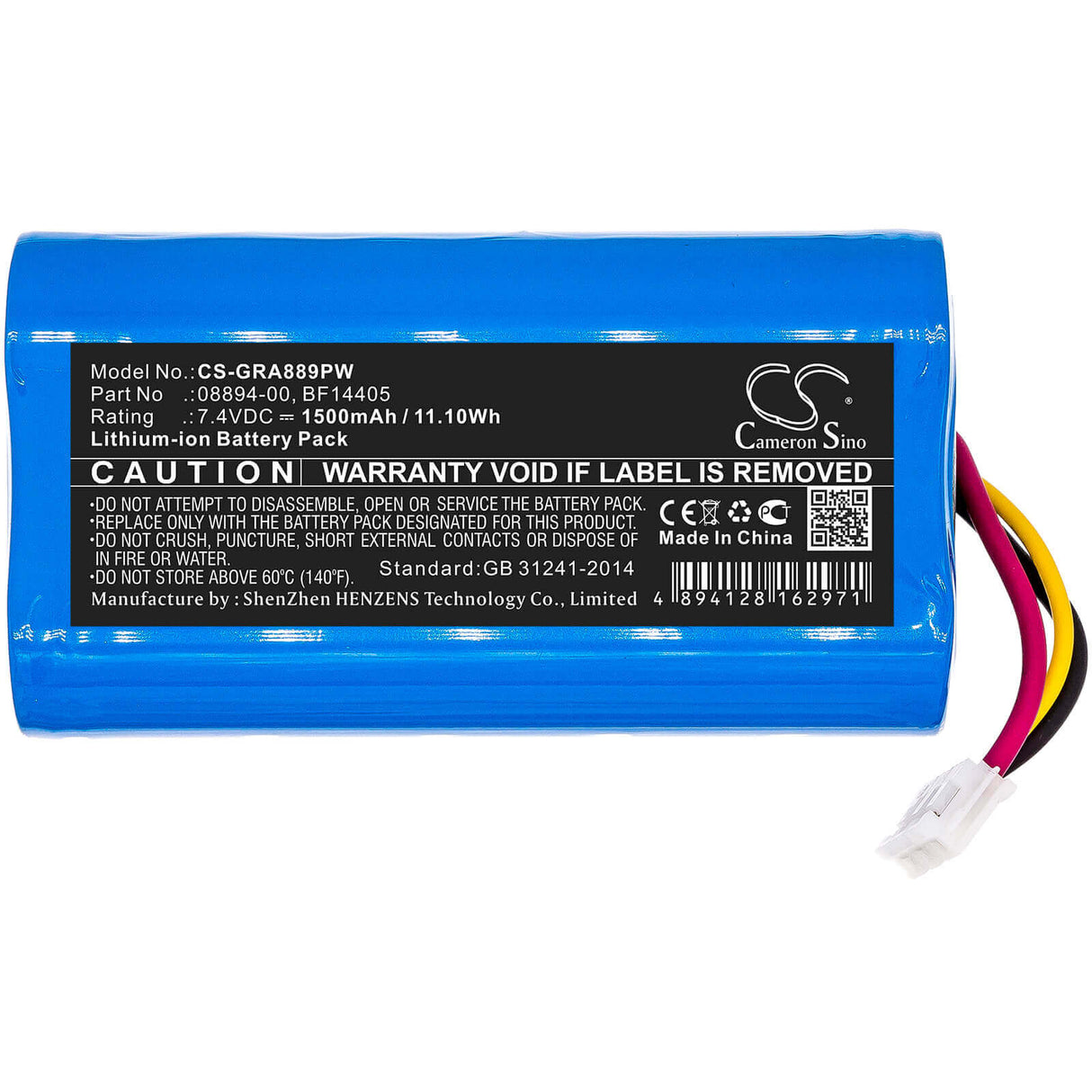 7.4V, Li-ion, 1500mAh, Gardening Tools battery fits Gardena, 08894-00, Comfortcut 8893, Comfortcut 8895, 11.10Wh Gardening Tools Cameron Sino Technology Limited (Power Tools)