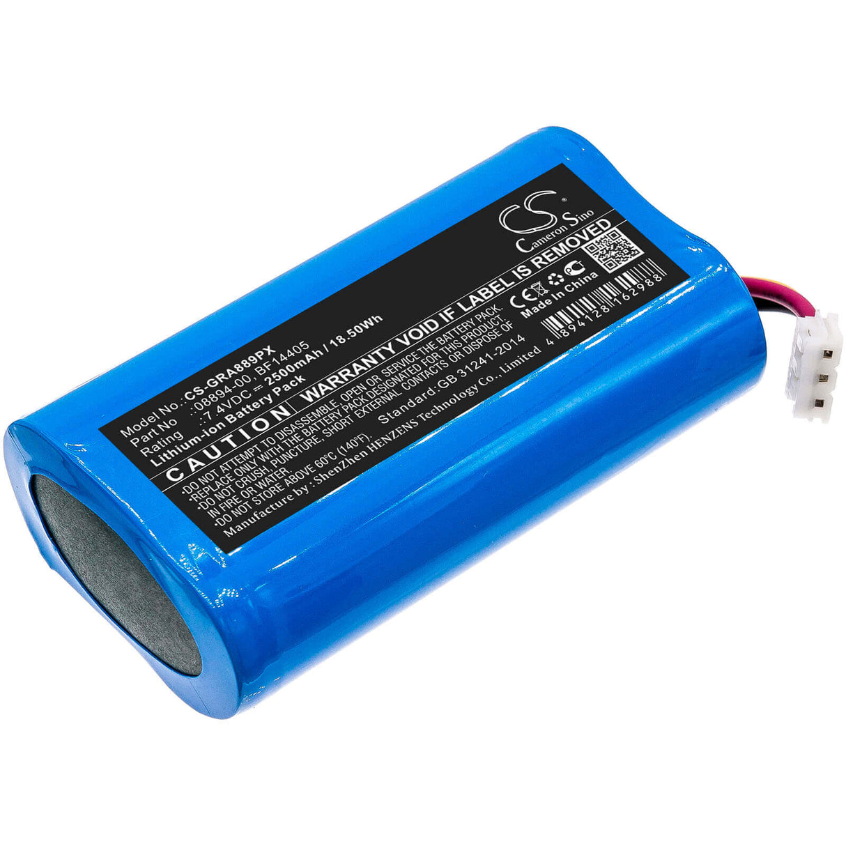 7.4V, Li-ion, 2500mAh, Gardening Tools battery fits Gardena, 08894-00, Comfortcut 8893, Comfortcut 8895, 18.50Wh Gardening Tools Cameron Sino Technology Limited (Power Tools)