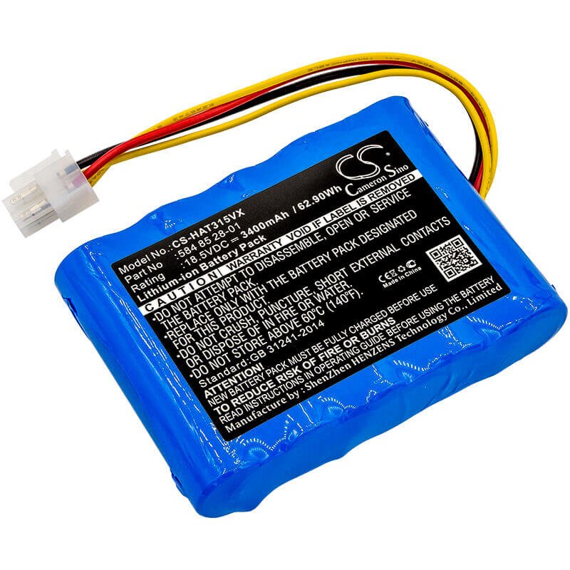 18.5V, Li-ion, 3400mAh, Lawn Mowers battery fits Gardena, Husqvarna, 584 82 28-01, Mahroboter Sileno, Mahroboter Sileno+, 62.90Wh Lawn Mowers Cameron Sino Technology Limited