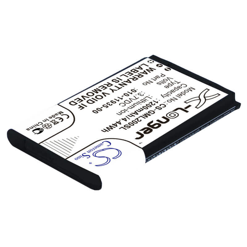 3.7V, Li-ion, 1200mAh, GPS battery fits Garmin, 010-11935-00, 010-01055-15, 010-02184-01, 4.44Wh GPS, Navigator Cameron Sino Technology Limited
