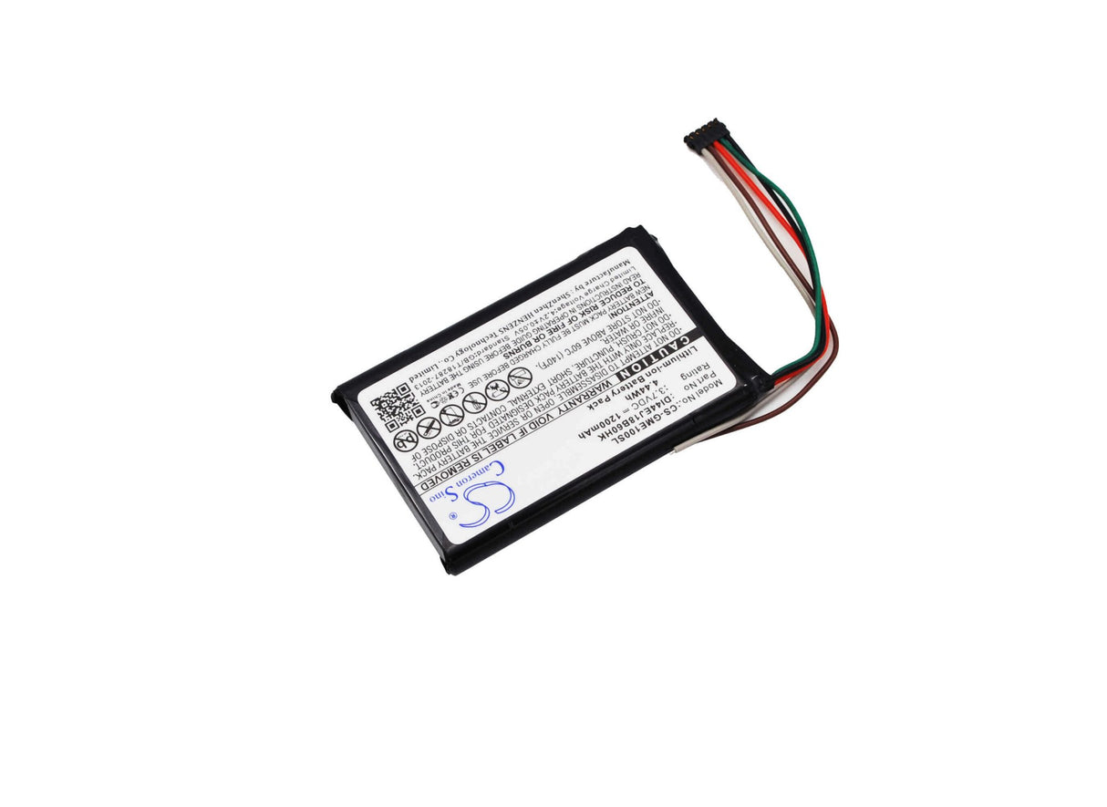 3,7V, Li-ion, 1200mAh, batterie GPS compatible Garmin: Edge 1000, remplace 361-00035-06, 4,44Wh GPS, Navigator Cameron Sino Technology Limited