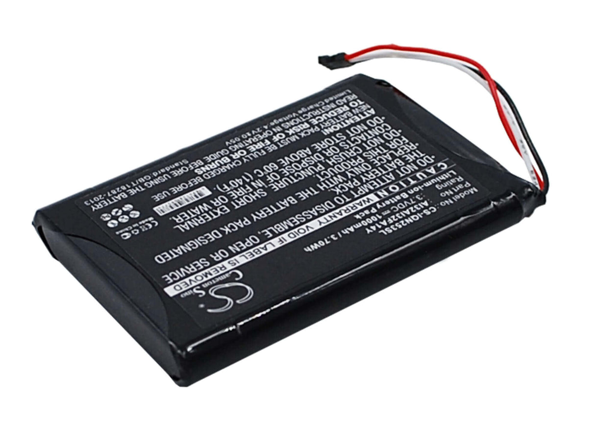 3,7V, Li-ion, 1000mAh, batterie GPS compatible avec Garmin, Ai32ai32fa14y, 010-01187-01, Nuvi 2539lm, 3,7Wh GPS, Navigator Cameron Sino Technology Limited