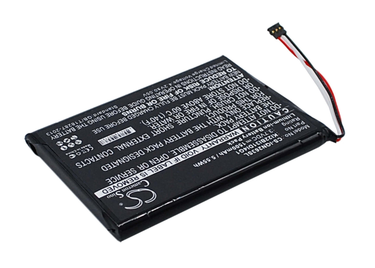3,7V, Li-ion, 1500mAh, batterie GPS compatible Garmin, Ki22bi31di4g1, 010-01188-02, 2689lmt, 5,55Wh GPS, Navigator Cameron Sino Technology Limited