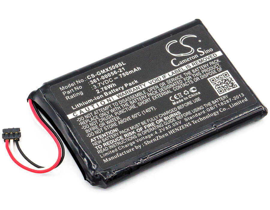 3,7V, Li-ion, 750mAh, batterie GPS compatible Garmin, 361-00056-21, 010-01531-00, Driveassist 50 Lmt-d, 2,78Wh GPS, Navigator Cameron Sino Technology Limited