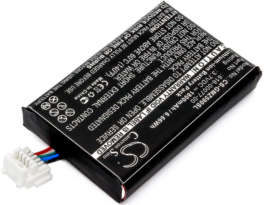 3,7V, Li-ion, 1800mAh, batterie GPS compatible Garmin, 010-12110-003, 010-01603-10, Zumo 590, 6,66Wh GPS, Navigator Cameron Sino Technology Limited