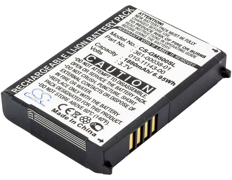 3.7V, Li-ion, 1880mAh, GPS battery fits Garmin, 010-11143-00, Aera 500, Aera 510, 6.96Wh GPS, Navigator Cameron Sino Technology Limited