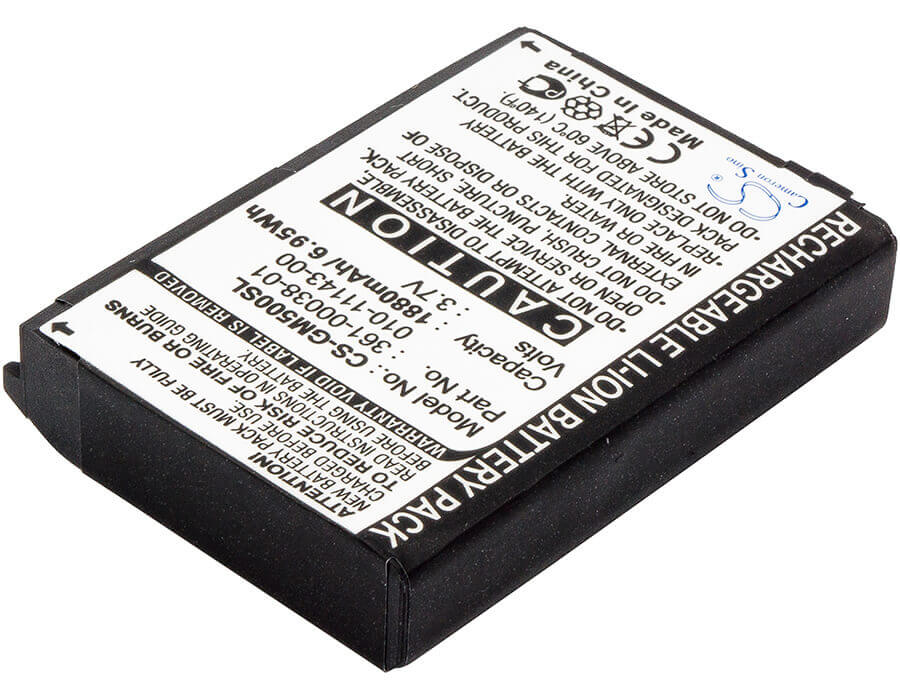 3.7V, Li-ion, 1880mAh, GPS battery fits Garmin, 010-11143-00, Aera 500, Aera 510, 6.96Wh GPS, Navigator Cameron Sino Technology Limited