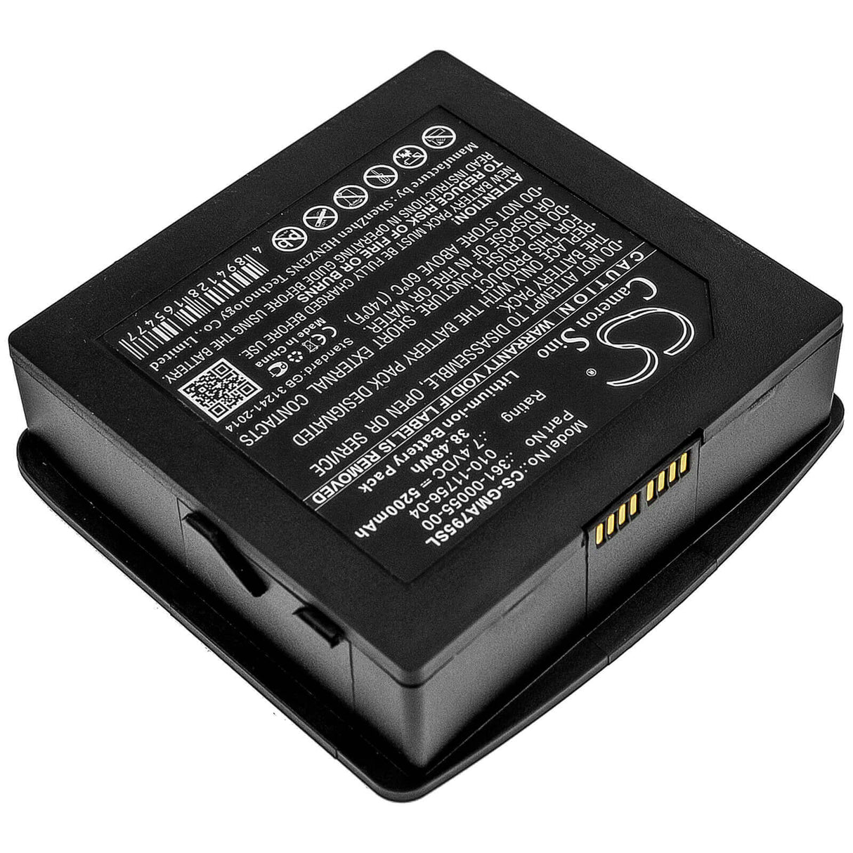 7.4V, Li-ion, 5200mAh, batterie GPS compatible Garmin, 010-11756-04, Aera 795, Aera 796, 38.48Wh GPS, Navigator Cameron Sino Technology Limited