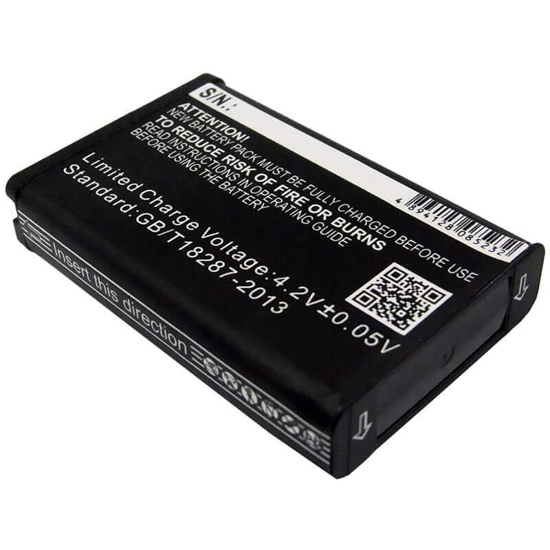 3,7V, Li-ion, 1800mAh, batterie GPS compatible Garmin, 010-11599-00, Alpha 200, Alpha 200i, 6,66Wh GPS, Navigator Cameron Sino Technology Limited