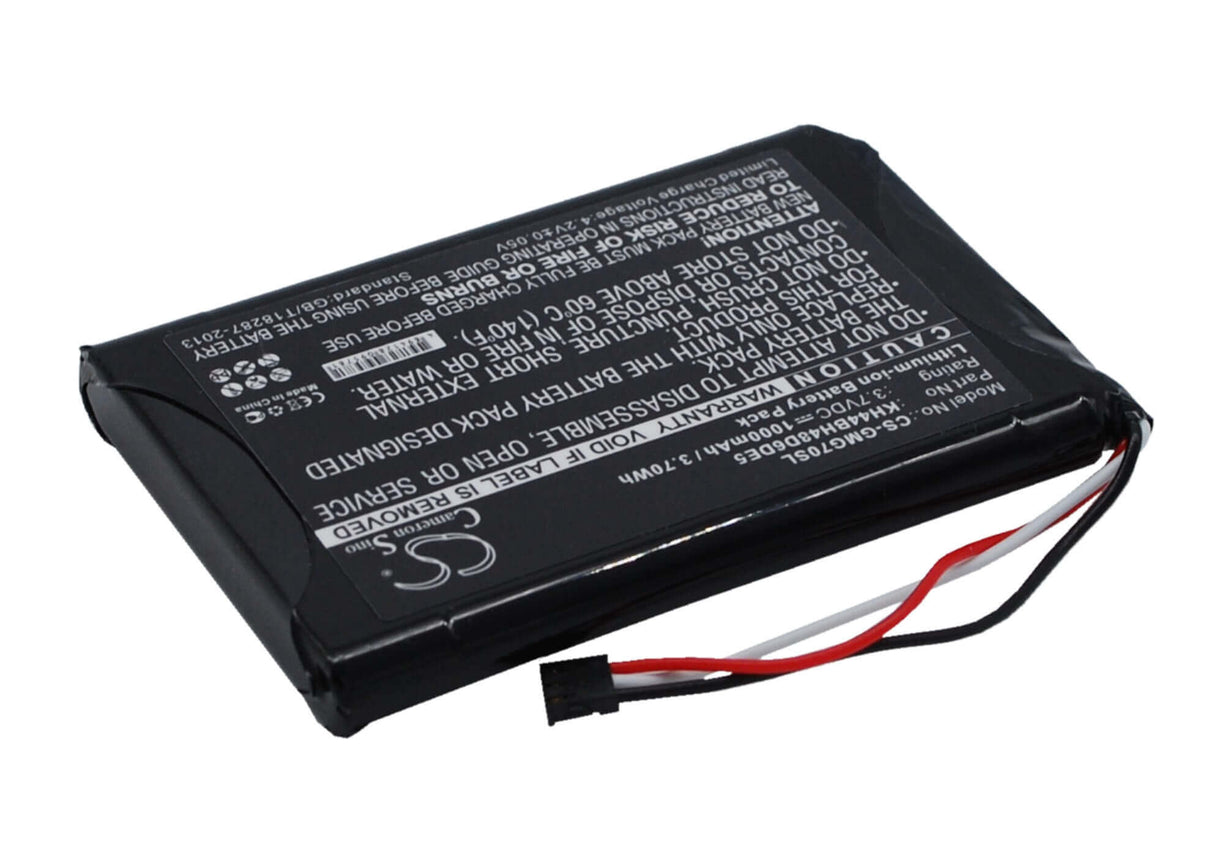 3,7V, Li-ion, 1000mAh, batterie GPS compatible Garmin, Kh44bh48d6de5, Approach G7, 3,7Wh GPS, Navigator Cameron Sino Technology Limited