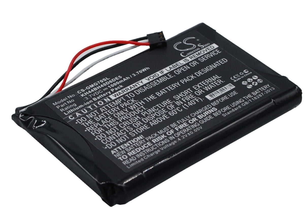 3,7V, Li-ion, 1000mAh, batterie GPS compatible Garmin, Kh44bh48d6de5, Approach G7, 3,7Wh GPS, Navigator Cameron Sino Technology Limited