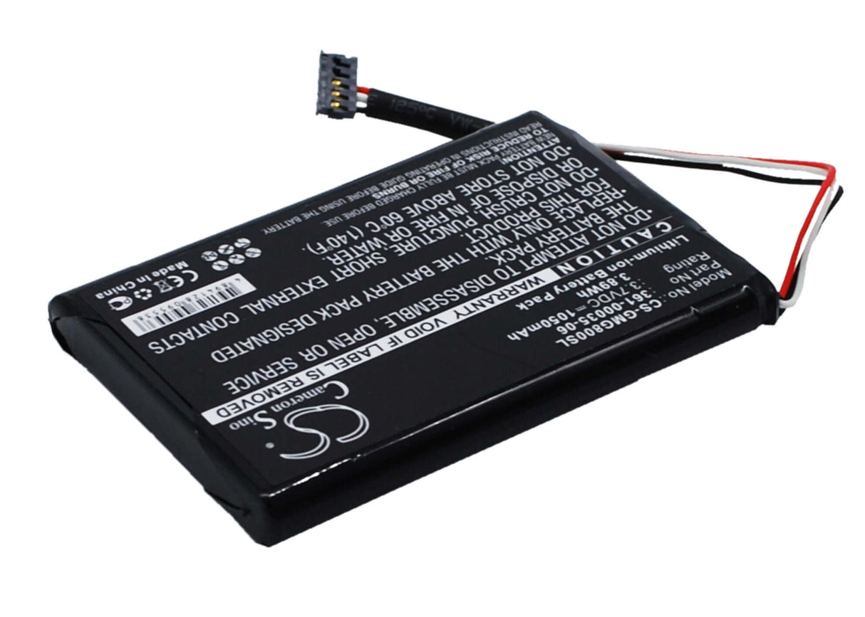 3,7 V, Li-ion, 1050 mAh, batterie GPS compatible Garmin, 361-00035-06, Approach G8, 3,89 Wh GPS, Navigator Cameron Sino Technology Limited