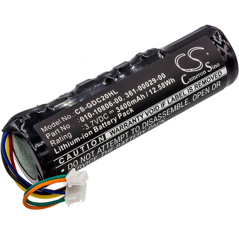 3.7V, Li-ion, 3400mAh, Dog Collar battery fits Garmin, 010-10806-00, Astro 220, Astro 320, 12.58Wh Dog Collar Cameron Sino Technology Limited