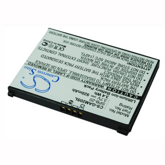 3.7V, Li-ion, 920mAh, SmartPhone battery fits Garmin-asus, 361-00039-20_07g016793450, Nuvifone M20, Nuvifone M20us, 3.4Wh Mobile, SmartPhone Cameron Sino Technology Limited (Suspended)