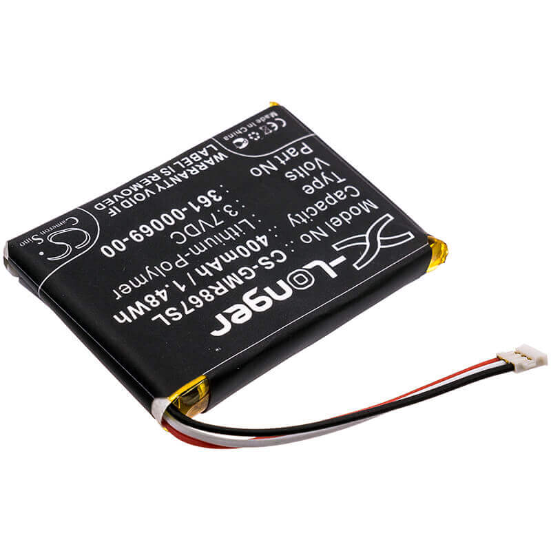 3.7V, Li-Polymer, 400mAh, Dog Collar battery fits Garmin, 361-00069-00, 010-11867-10, 010-11925-00, 1.48Wh Dog Collar Cameron Sino Technology Limited