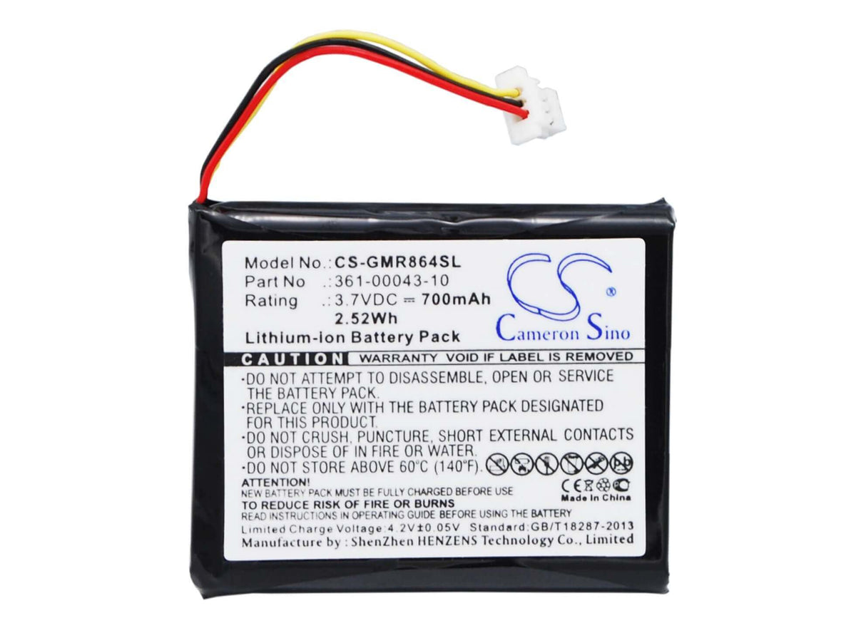 3.7V, Li-ion, 700mAh, Dog Collar battery fits Garmin, 010-01069-01, Delta, Delta Handheld, 2.59Wh Dog Collar Cameron Sino Technology Limited