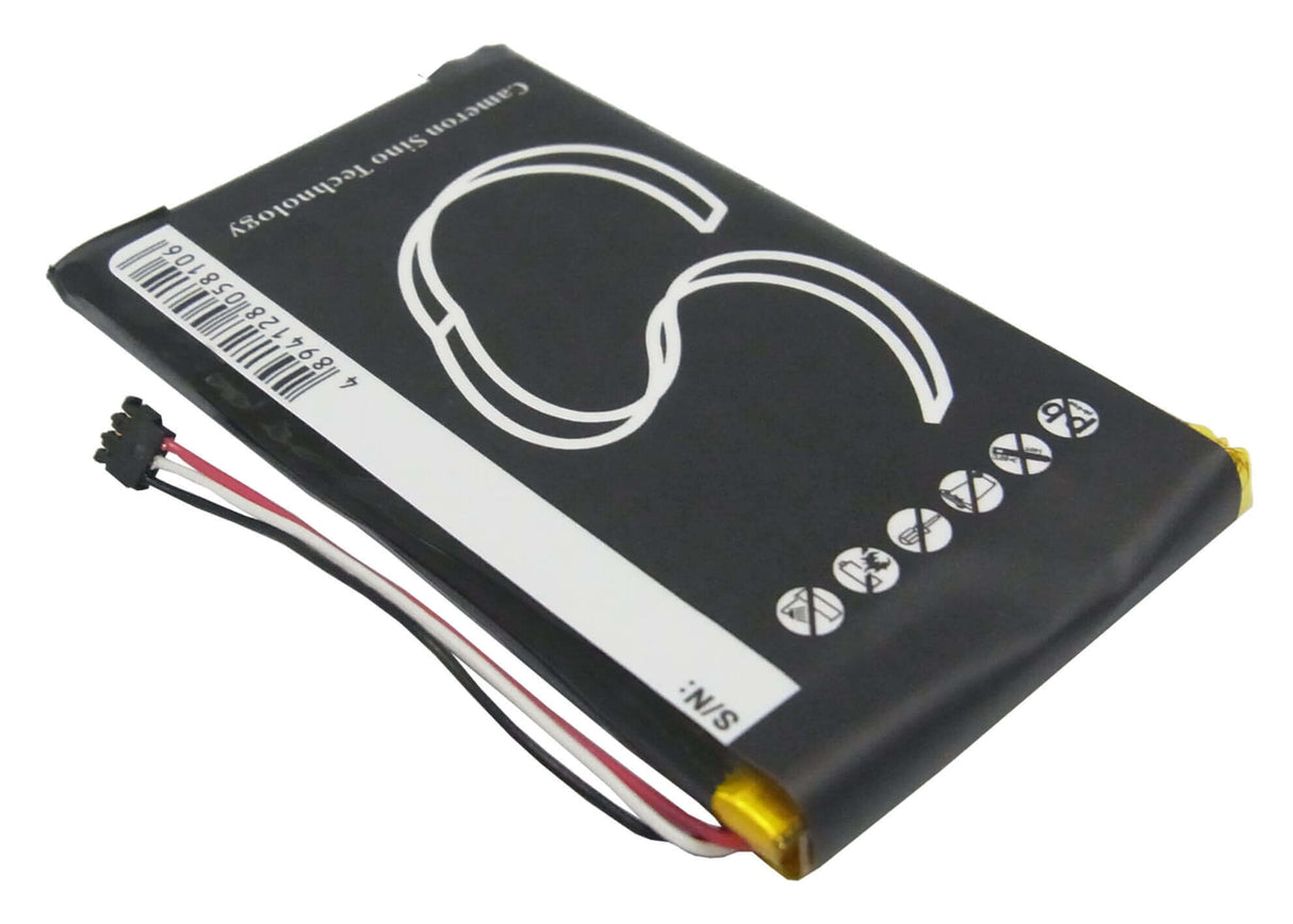 3,7V, Li-Polymère, 1250mAh, batterie GPS compatible Garmin, 361-00051-02, Dezl 560, Dezl 560lmt, 4,63Wh GPS, Navigator Cameron Sino Technology Limited