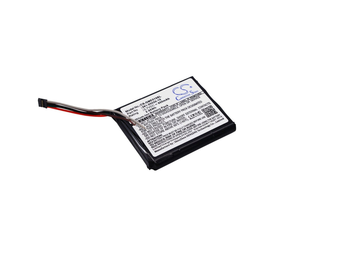 3,7V, Li-ion, 800mAh, batterie GPS compatible Garmin, 361-00050-03, Edge 510, 2,96Wh GPS, Navigator Cameron Sino Technology Limited
