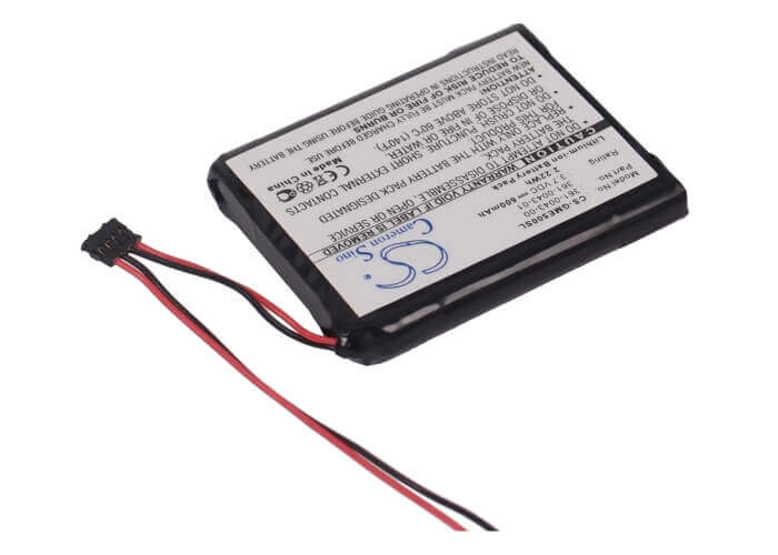 3.7V, Li-ion, 600mAh, GPS battery fits Garmin, 361-00043-00, 010-01626-02, 4rl58983, 2.22Wh GPS, Navigator Cameron Sino Technology Limited