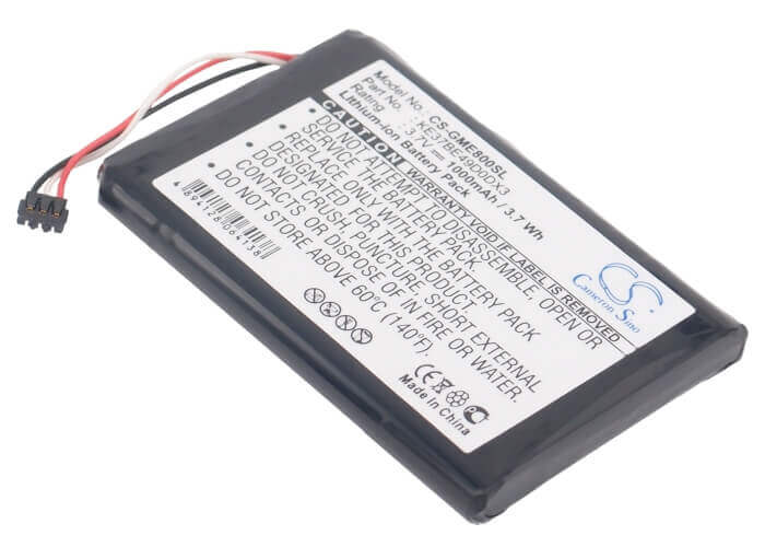 3.7V, Li-ion, 1000mAh, GPS battery fits Garmin, Ke37be49d0dx3, Edge 800, Edge 810, 3.7Wh GPS, Navigator Cameron Sino Technology Limited