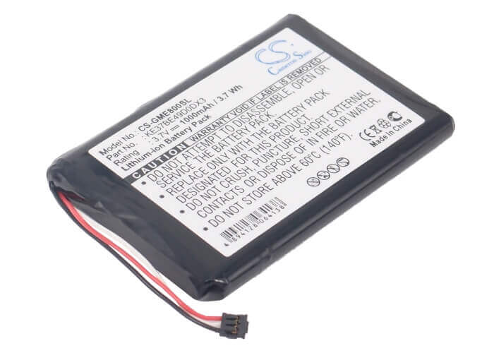 3.7V, Li-ion, 1000mAh, GPS battery fits Garmin, Ke37be49d0dx3, Edge 800, Edge 810, 3.7Wh GPS, Navigator Cameron Sino Technology Limited