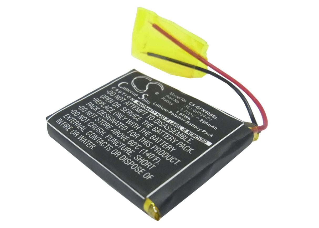 3.7V, Li-Polymer, 290mAh, batterie GPS compatible Garmin, 361-00034-01, Foretrex 401, Foretrex 405, 1.07Wh GPS, Navigator Cameron Sino Technology Limited