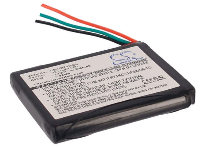 3.7V, Li-ion, 600mAh, batterie GPS compatible Garmin, 361-00041-00, Forerunner 310xt, 2.22Wh GPS, Navigator Cameron Sino Technology Limited