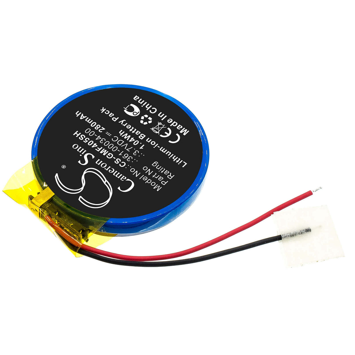Smartwatch Battery For Garmin, Forerunner 405, Forerunner 405cx, Forerunner 410 3.7v, 280mah - 1.04wh Smartwatch Cameron Sino Technology Limited