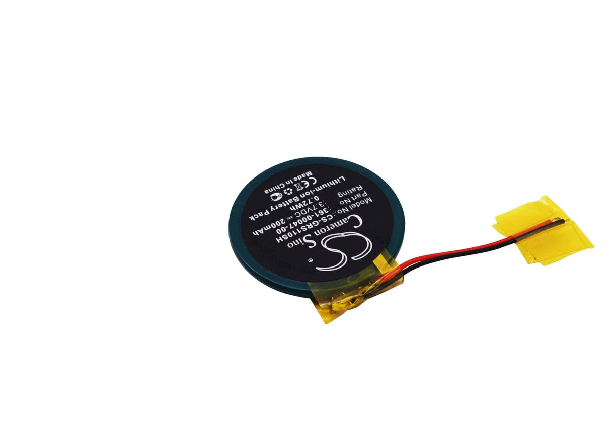 3.7V, Li-ion, 200mAh, Smartwatch battery fits Garmin, 361-00047-00, Approach S1, Approach S3, 0.74Wh Smartwatch Cameron Sino Technology Limited