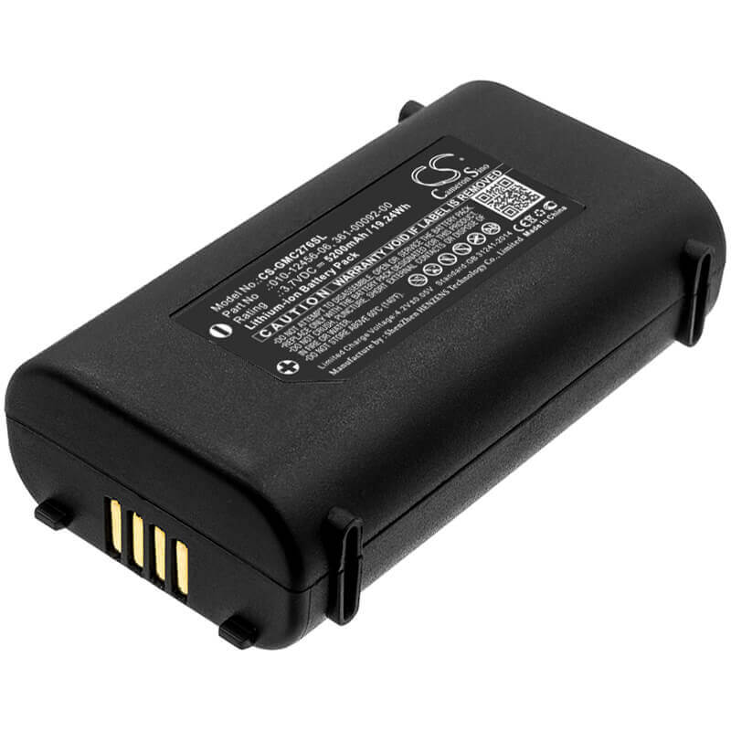 3,7V, Li-ion, 5200mAh, batterie GPS compatible Garmin, 010-12456-06, Gpsmap 276cx, 19,24Wh GPS, Navigator Cameron Sino Technology Limited
