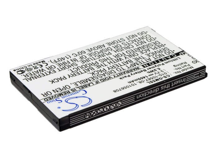 3,7V, Li-Polymère, 1400mAh, batterie GPS compatible avec Garmin, 010-10567-08, Ique M5, 5,18Wh GPS, Navigator Cameron Sino Technology Limited