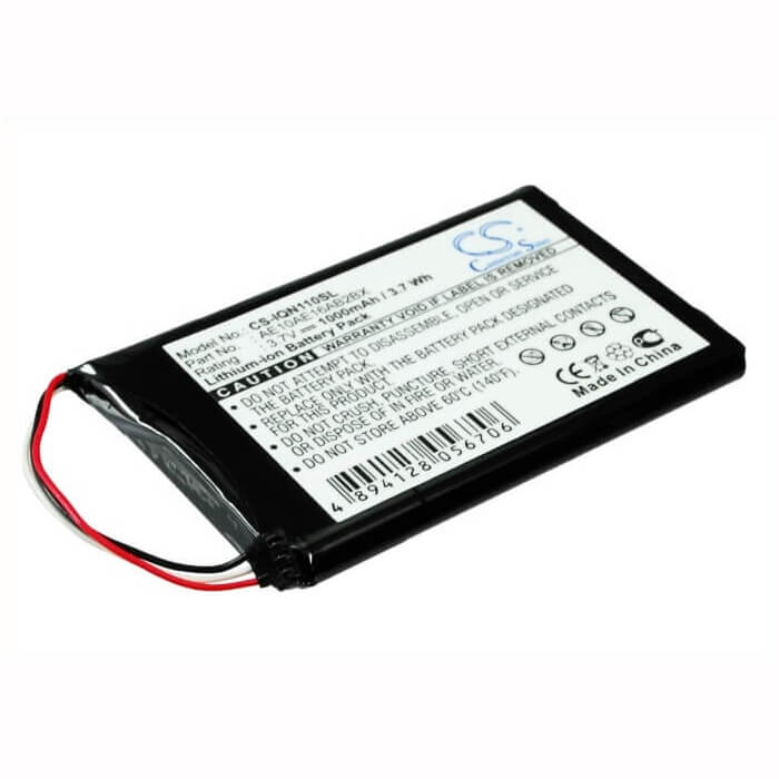 3,7V, Li-ion, 1000mAh, batterie GPS compatible avec Garmin, Ae10ae16ab2bx, Nuvi 1100, Nuvi 1100lm, 3,7Wh GPS, Navigator Cameron Sino Technology Limited