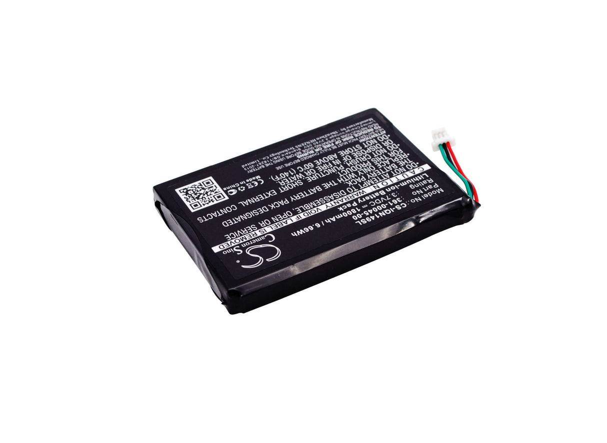 3.7V, Li-ion, 1800mAh, batterie GPS compatible Garmin, 361-00045-00, Gdl 39, Gdl-39, 6.66Wh GPS, Navigateur Cameron Sino Technology Limited