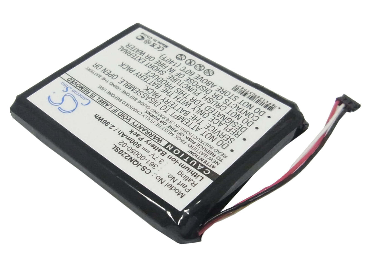 3,7V, Li-ion, 800mAh, batterie GPS compatible Garmin, 361-00050-01, Nuvi 2200, Nuvi 2200lt, 2,96Wh GPS, Navigator Cameron Sino Technology Limited