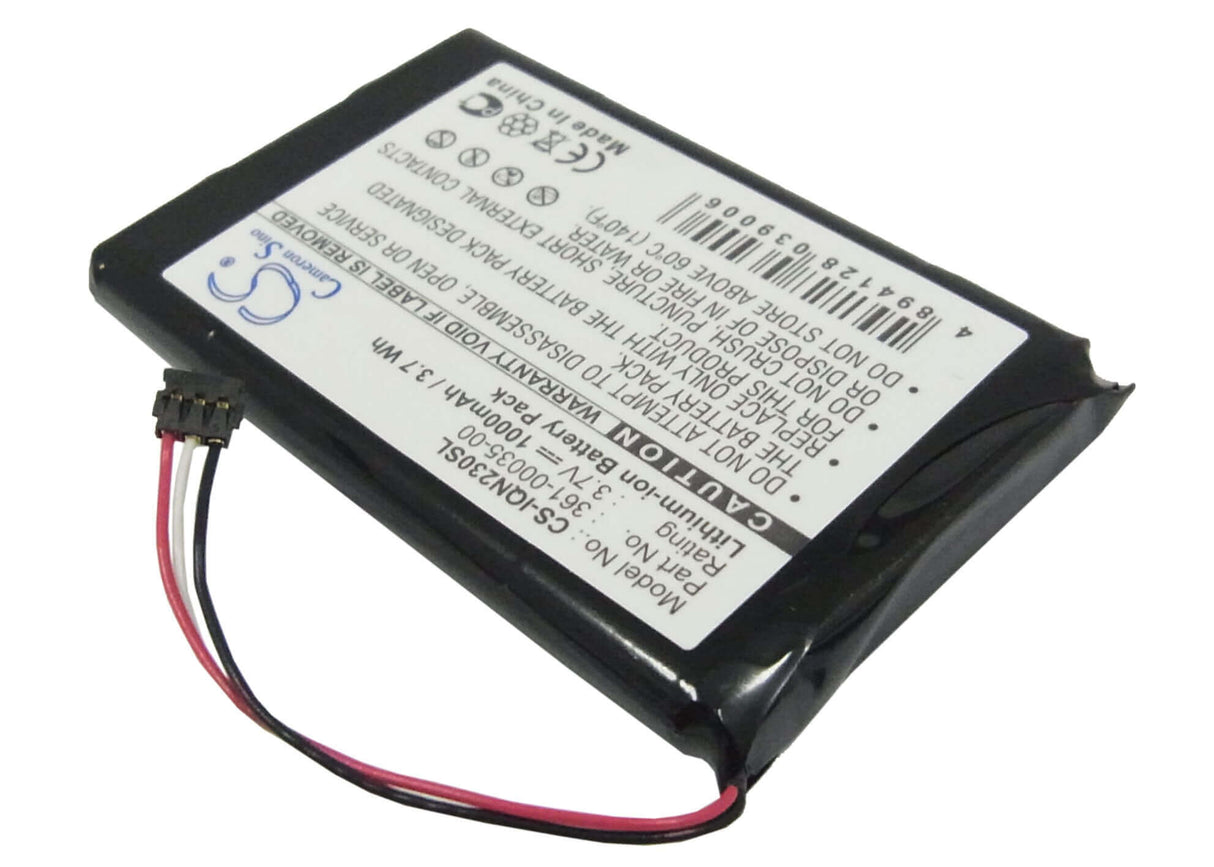3,7V, Li-ion, 1000mAh, batterie GPS compatible Garmin, 361-00035-00, Edge Touring Plus, Edge Touring+, 3,7Wh GPS, Navigator Cameron Sino Technology Limited