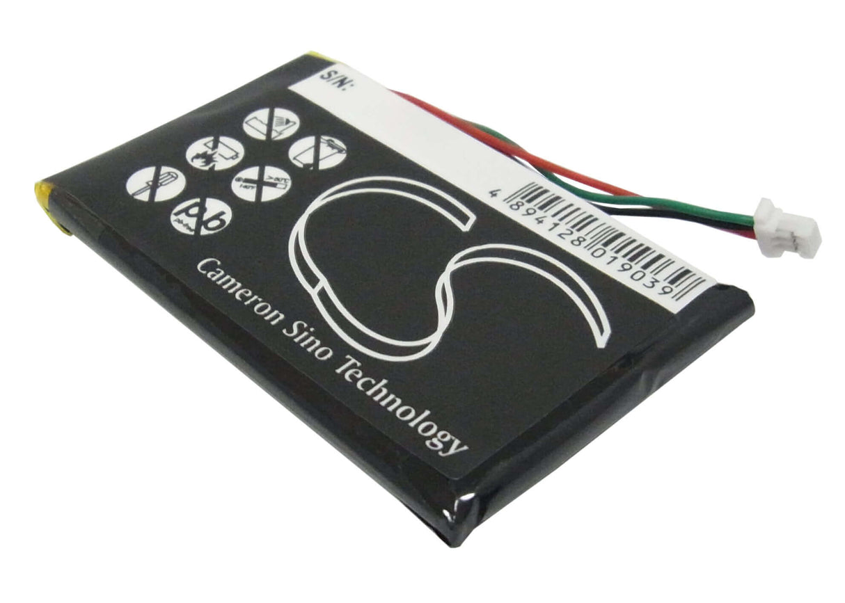 3.7V, Li-Polymer, 1250mAh, batterie GPS compatible Garmin, 010-00621-10, Nuvi 200, Nuvi 200w, 4.63Wh GPS, Navigator Cameron Sino Technology Limited