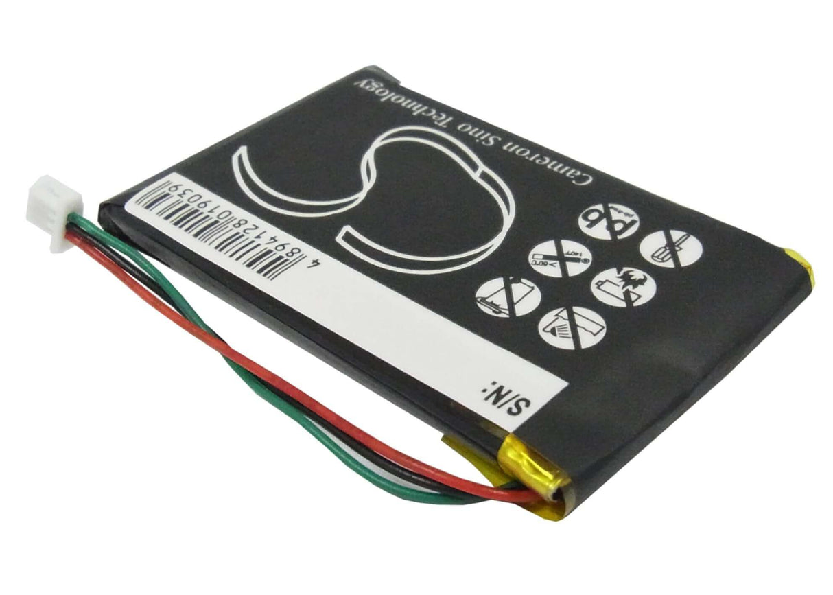 3.7V, Li-Polymer, 1250mAh, batterie GPS compatible Garmin, 010-00621-10, Nuvi 200, Nuvi 200w, 4.63Wh GPS, Navigator Cameron Sino Technology Limited