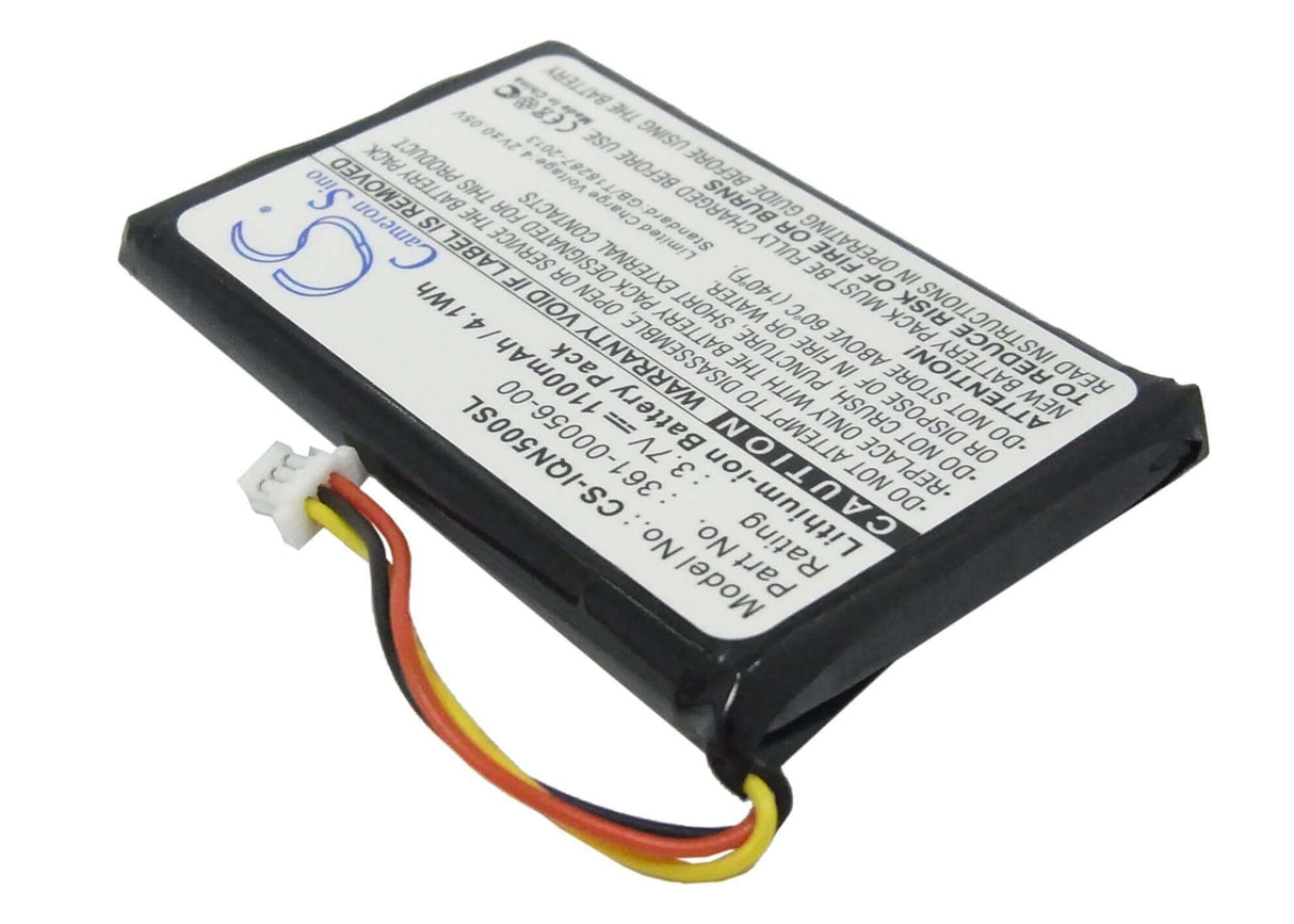 3,7V, Li-ion, 1100mAh, batterie GPS compatible Garmin, Mitac, 361-00056-08, Drive 50 LM, Nuvi 58LM, 4,07Wh GPS, Navigator Cameron Sino Technology Limited
