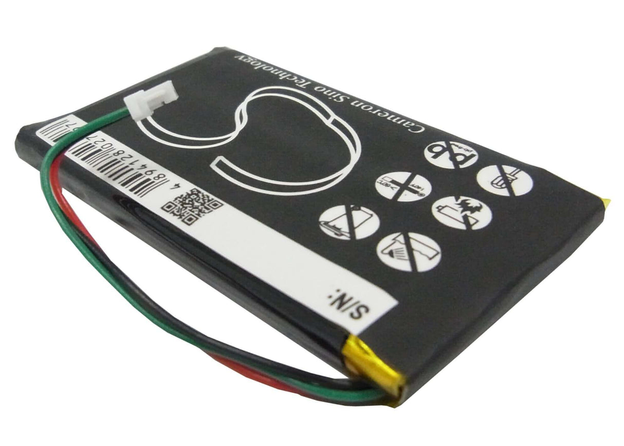 3.7V, Li-Polymer, 1250mAh, batterie GPS compatible Garmin, 361-00019-11, Nuvi 3590, Nuvi 3590 Lm, 4.63Wh GPS, Navigator Cameron Sino Technology Limited