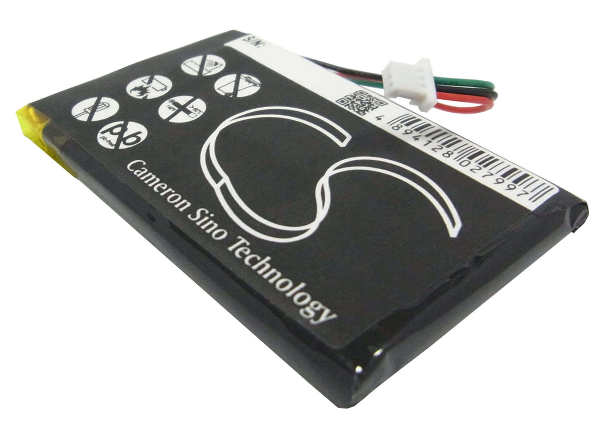 3.7V, Li-Polymer, 1250mAh, batterie GPS compatible Garmin, 361-00019-11, Nuvi 3590, Nuvi 3590 Lm, 4.63Wh GPS, Navigator Cameron Sino Technology Limited