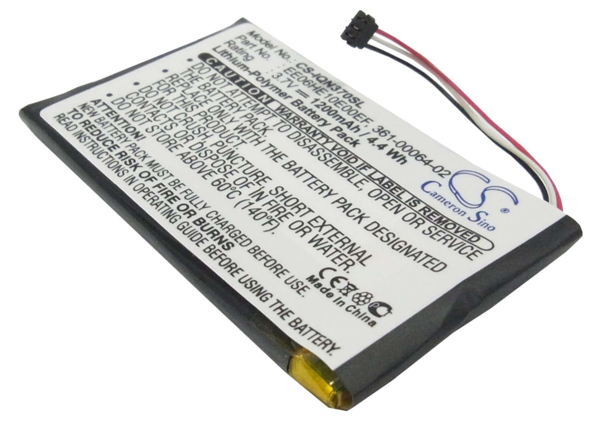 3,7V, Li-Polymer, 1200mAh, batterie GPS compatible Garmin, 361-00046-02, Nuvi 3700, Nuvi 3760, 4,44Wh GPS, Navigator Cameron Sino Technology Limited